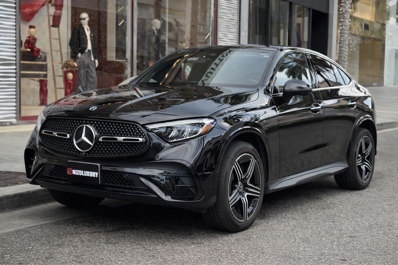 Mercedes GLC AMG Package Black rental Los Angeles
