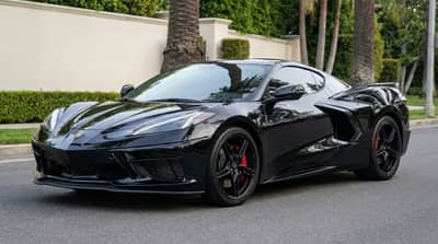 Chevrolet Corvette Black rental in Los Angeles