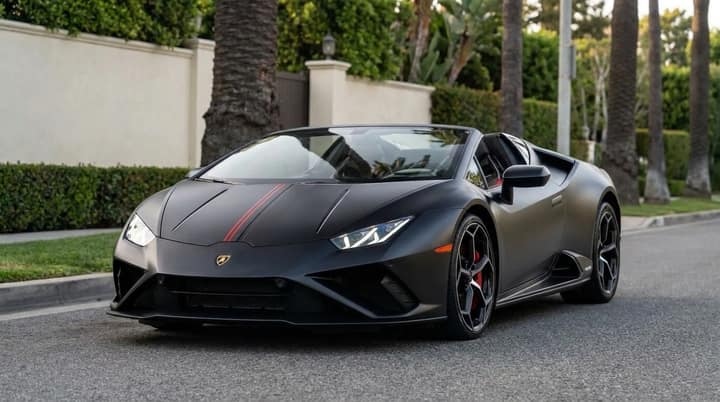 Lamborghini Huracan Spider rental in Los Angeles