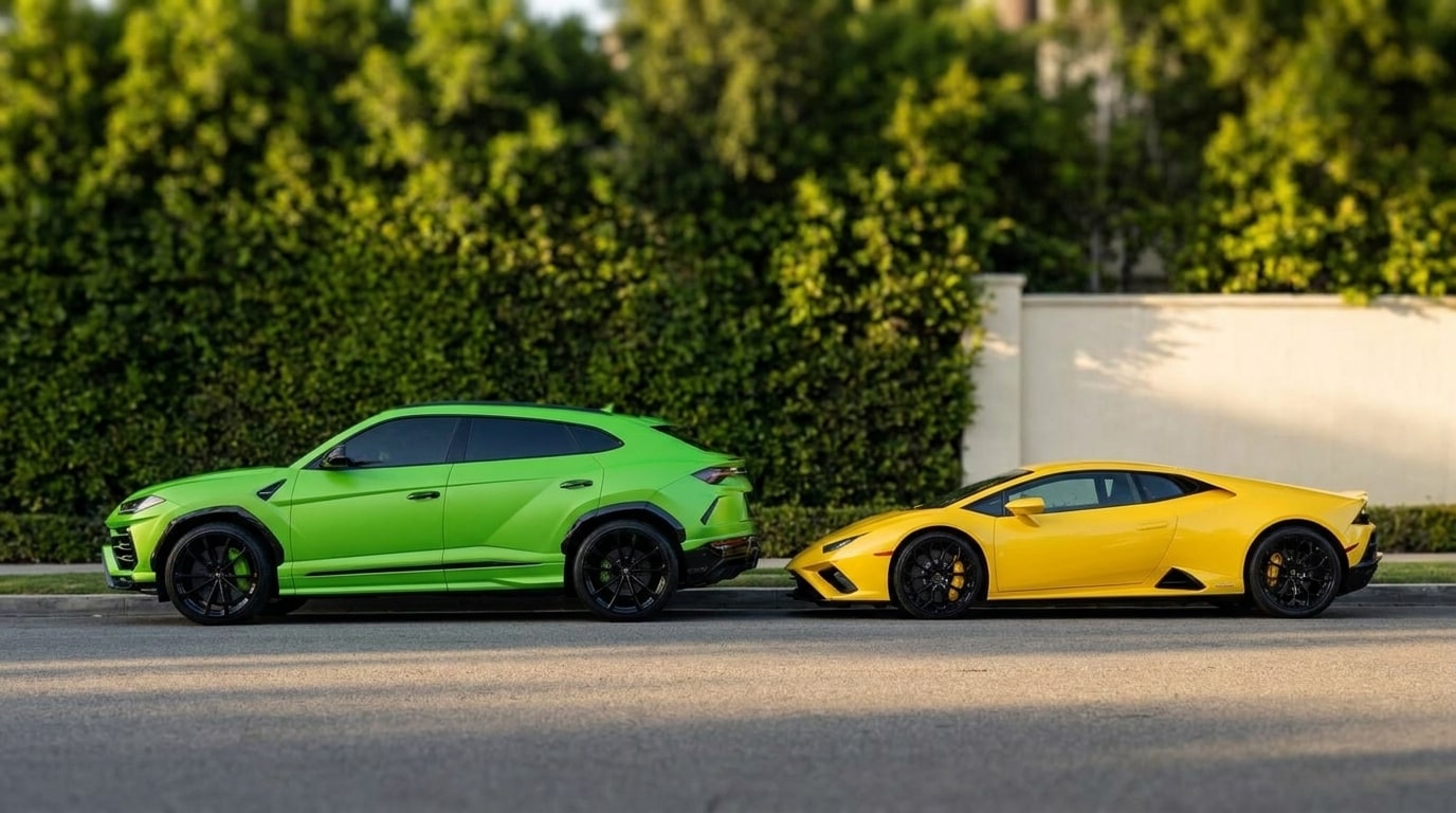 Which Lamborghini to Rent in Los Angeles, Explained: Huracán or Urus