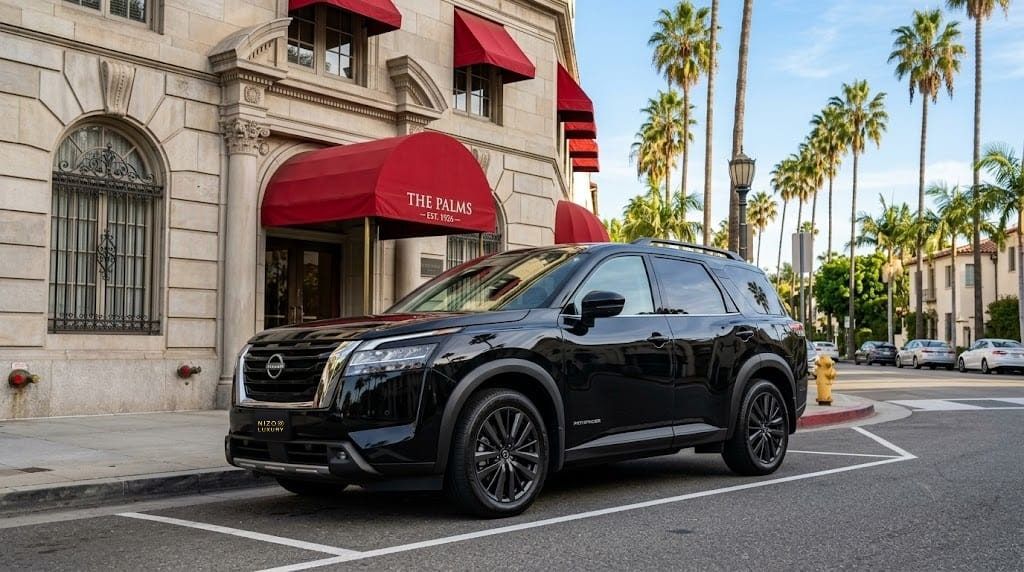 Black Nissan Pathfinder, photo 1 of 5