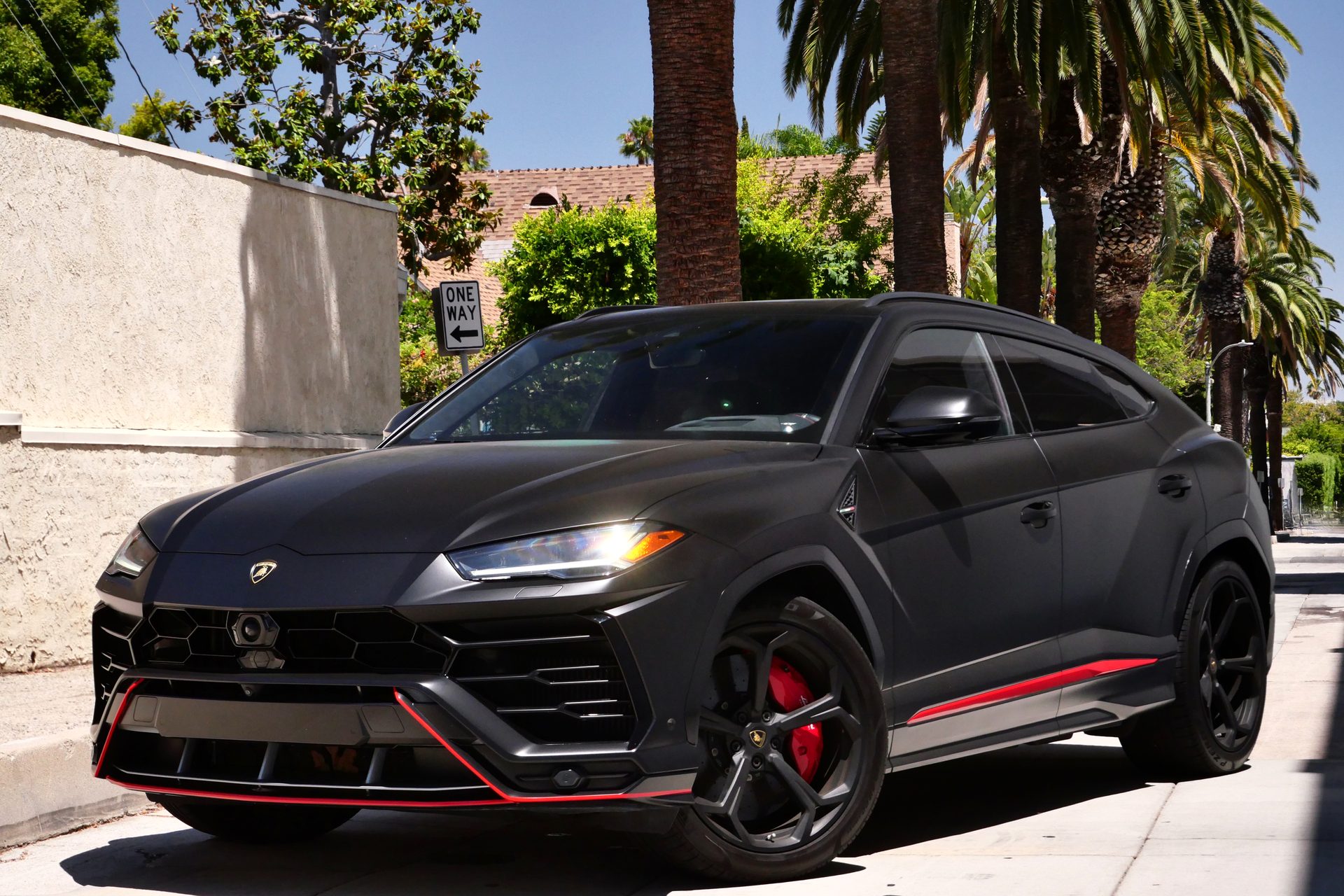 Lamborghini Urus Matte Black rental Los Angeles