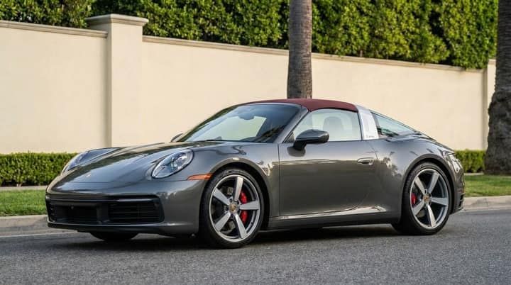 Grey Porsche 911 Targa