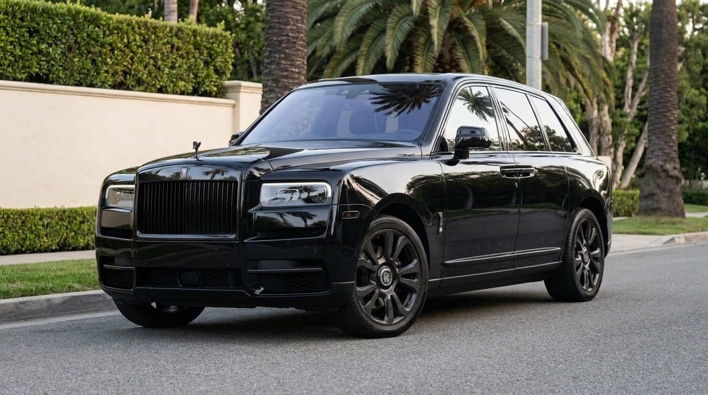 Black Rolls-Royce Cullinan, photo 1 of 8