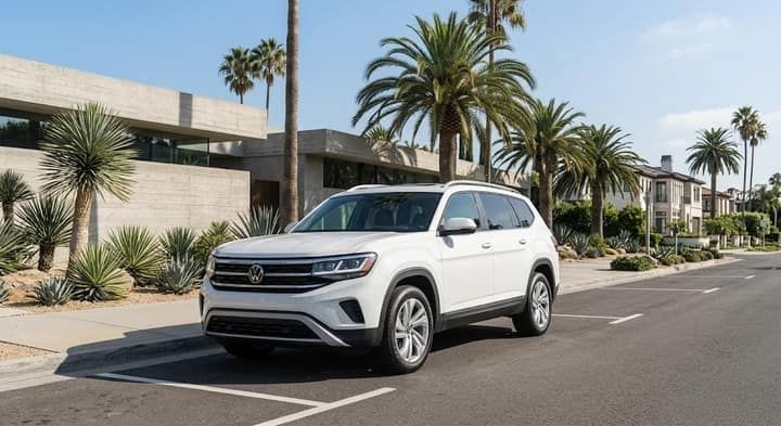 White Volkswagen Atlas