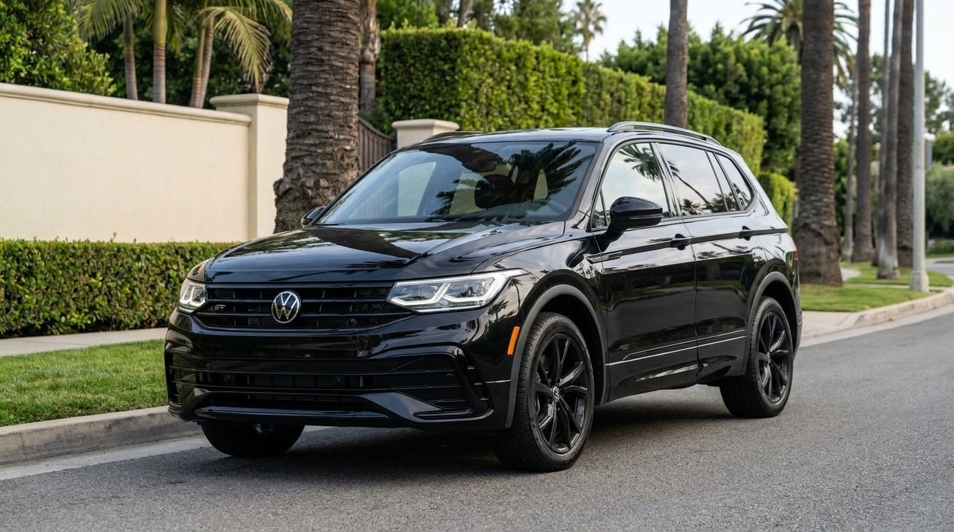 Black Volkswagen Tiguan, photo 1 of 5